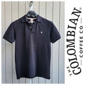 Juan Valdez Cafe Embroidered Polo •flaw• Men's Small Black